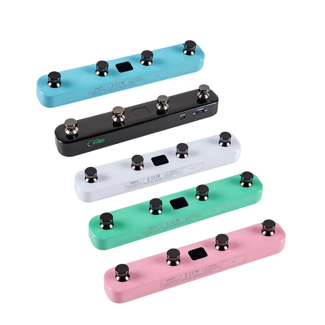 Mooer GWF4 Wireless Footswitch Switch Pedal Controller for Mooer GWF4 Wireless Footswitch Switch Pedal Controller for