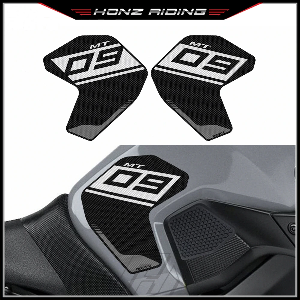 For Yamaha MT-09 MT09 2013-2020 Sticker Motorcycle Accessorie Side Tank Pad Protection Knee Grip Mats