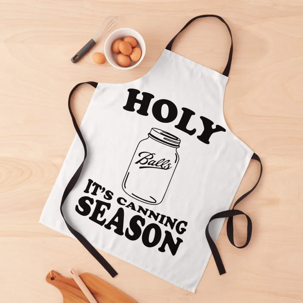 

Holy Balls It's Canning Season Apron Kitchen Apron For Men Costume Waiter Woman Kitchen Aprons