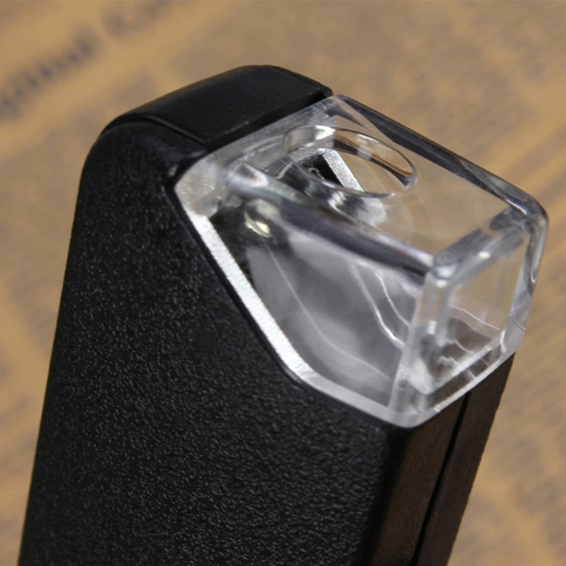 Microscope GENERIQUE Microscope 60-100X Poche Portable Réglable LED Mini Loupe Pour Observer