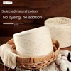 500g/Ball Knitting Cotton Yarn Thread Non Bleached Raw Algodon Line Baby Children's DIY Handknitting Scarf Sweaters Freeshipping 3