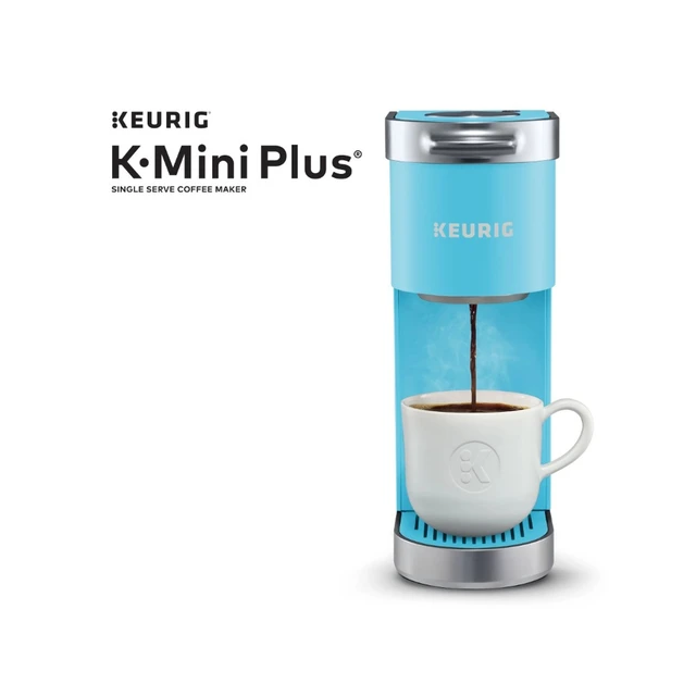 Keurig K-Mini Plus Single Serve K-Cup Pod Coffee Maker, Cool Aqua -  AliExpress