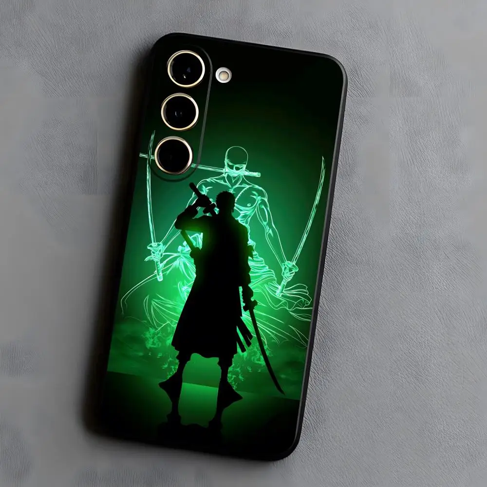 Black Soft Shell One Piece Zoro Phone Case