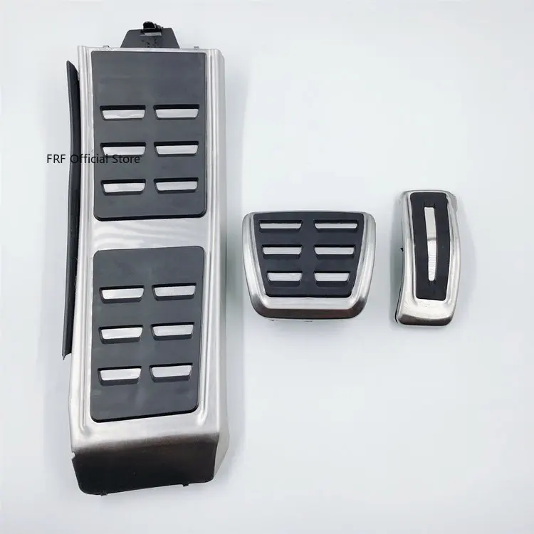 AT MT Car Accessories Fuel Brake Footrest Pedals Non Slip Pedal For Porsche Macan 2014 2015