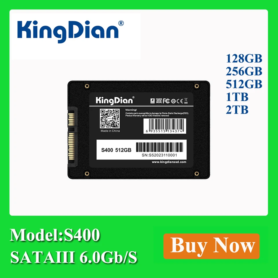 Disque dur SSD SATA 3 120 Go Kingdian