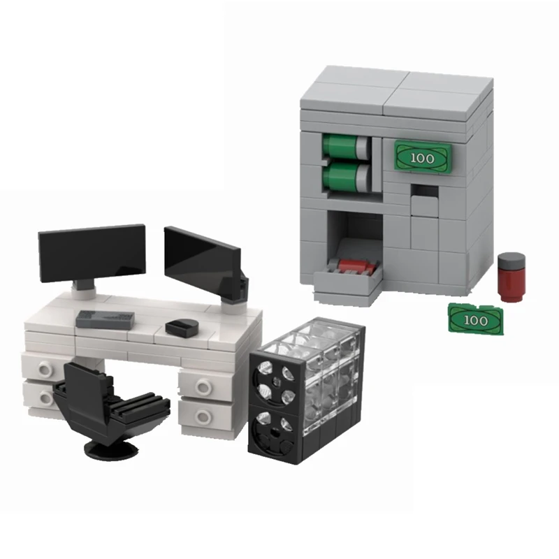 Mini Set LEGO Bureau Gaming et Distributeur Jouet Collector