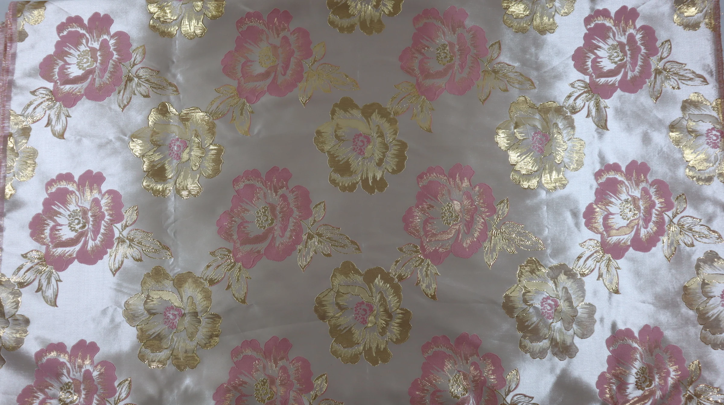 2022 Latest French Brocade Gliding Lace Fabric High Quality African 5 Yards Jacquard Embroidery Lace For Wedding Evening  Dress