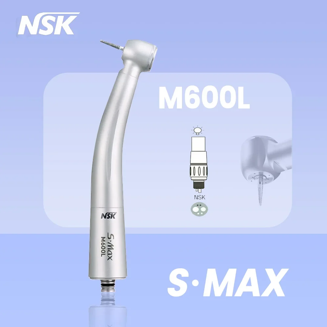 

NSK S.MAX M600L стоматологический высокоскоростной наконечник стоматологической воздушной турбины, ручной ротор, наконечник N-муфты, корпус из нержавеющей стали