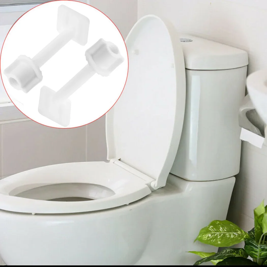 Plastic Toilet Seat Hinge Repair Bolts+Fitting Screws+Washers Kit Universal Bathroom Toilet Lid Replacement Accessories Parts