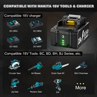 Pour Makita BL1830 batterie 18V 8000mAh batterie BL1830 BL1815 BL1860 BL1840 outil batterie Rechargeable avec chargeur 6A 5