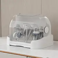 Baby Bottle Storage Large Baby Bottle Organizer with Cover Dust-Proof Containers for Pump Feeding Pantry Countertop Kitchen