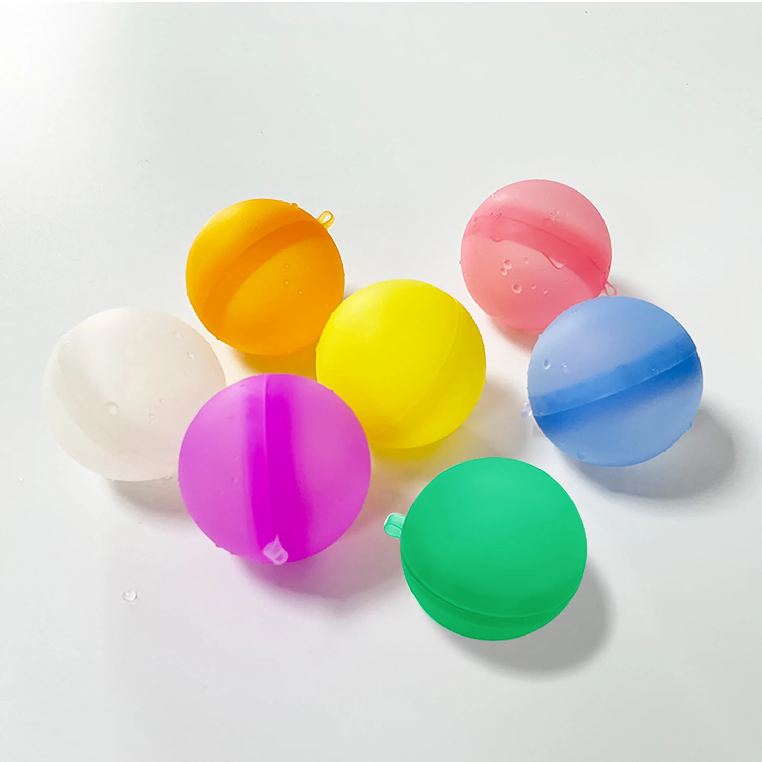 5.7CM Water Fight Toy Silicone Water Ball Rapid Injection, Reusable Ball, Self sealing and Quick Filling Ball
