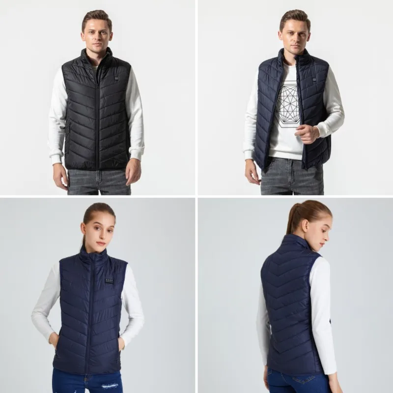 Unisex Electric Heated Down Jacket with USB Heating