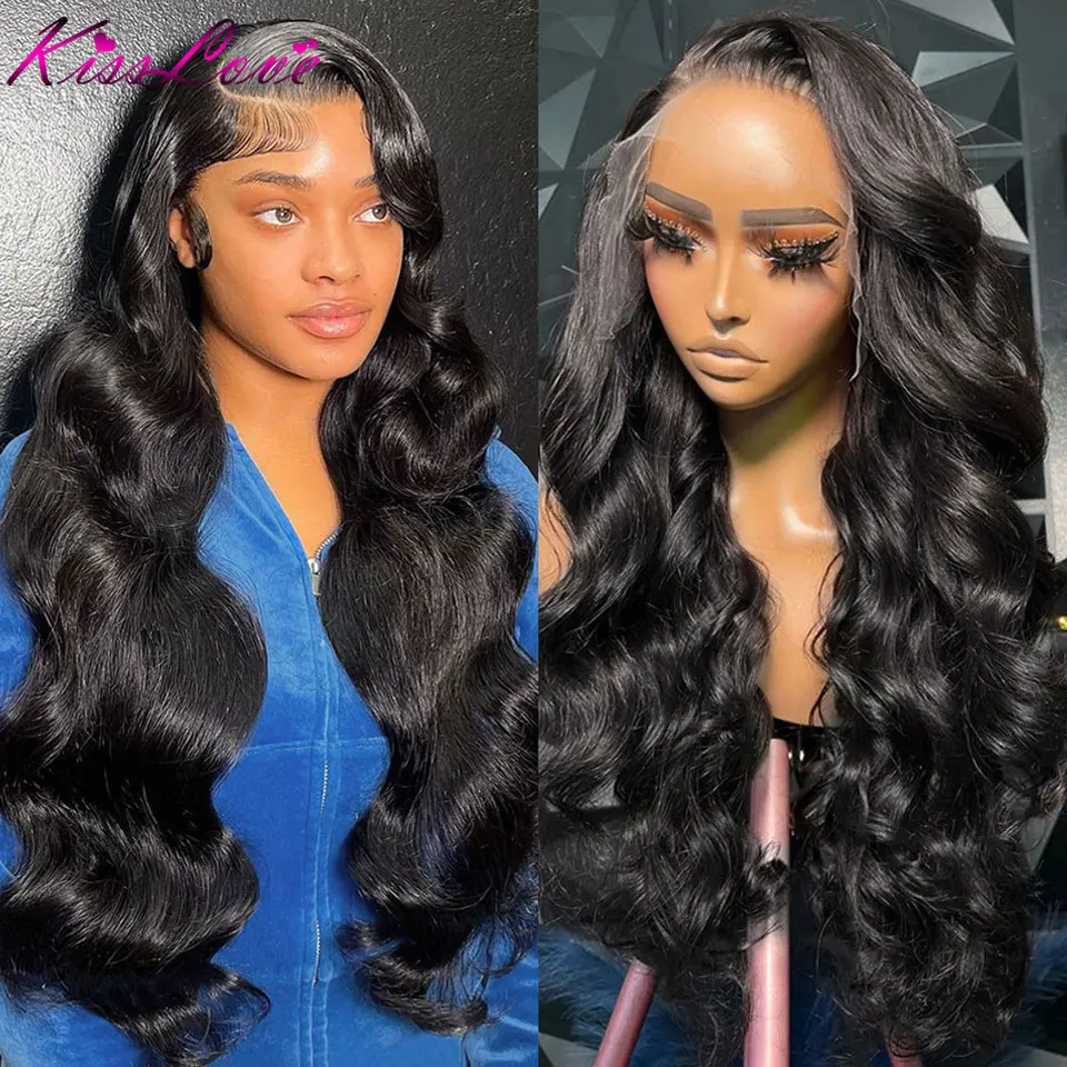 Pink Highlight 360 Lace Frontal Wigs For Women Indian Virgin Human Hair Wigs  13x4 Lace Frontal Wig Loose Body Wave Brazilian - AliExpress