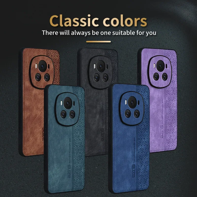 Luxury Leather Business Elite Shockproof Cell Phone Case - Protective Phone Shell