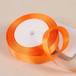 Vibrant Orange Yellow Ribbon for Decorative and Crafting Projects - 22 Meters (Ribbon orange  20mm)
