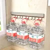 Aluminum Alloy Kitchen Storage Rack Hook Rack Wall Mounted Kitchen Utensil Storage Rack Bathroom Robe Towel Hanger 4