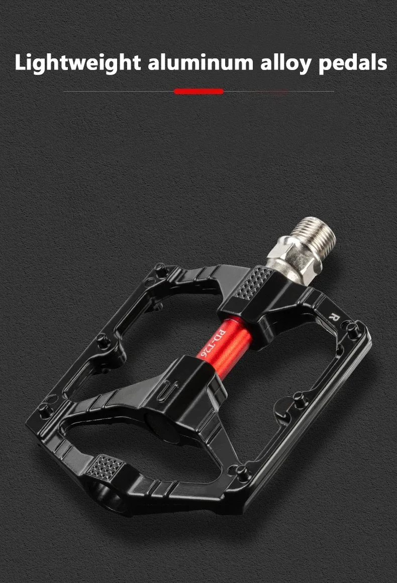 Description Picture 6 of itemPROMEND MTB Bicycle Pedal Anti-Slip DU Bearing Ultra Light High Strength Pedals Wide Platform Pedals Mountain Bike Accessories