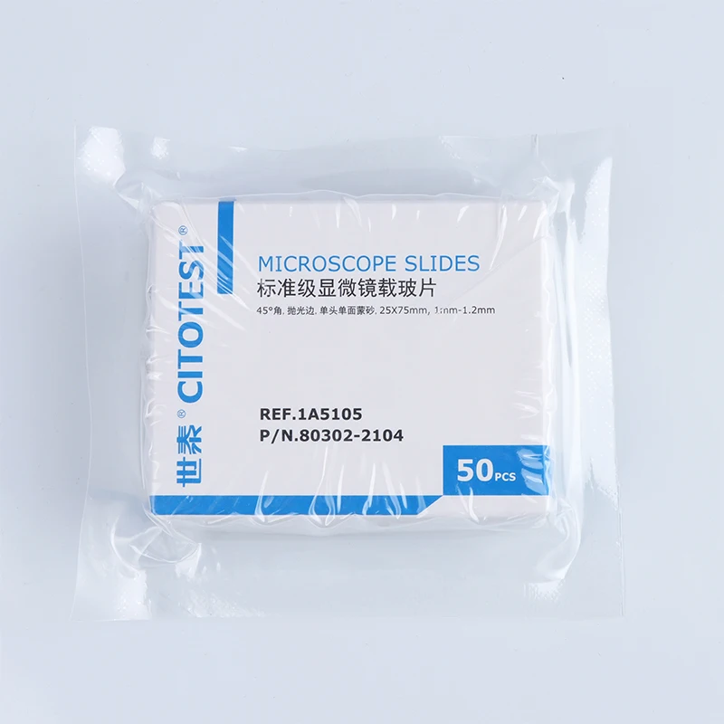 

Microscope Slide 1A5101/5105/5107 Standard Grade Slide Single Side Double Side Frosted for Laboratory