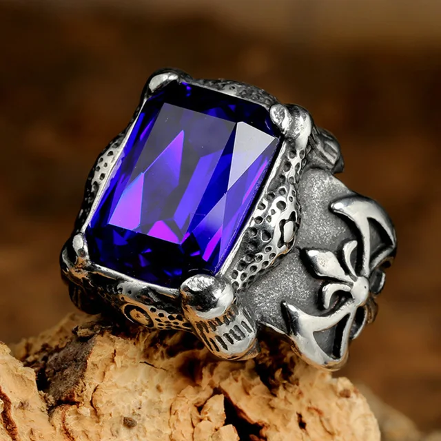 Anillo Hombre Acero Inoxidable Anillo De Titanio Para Hombre