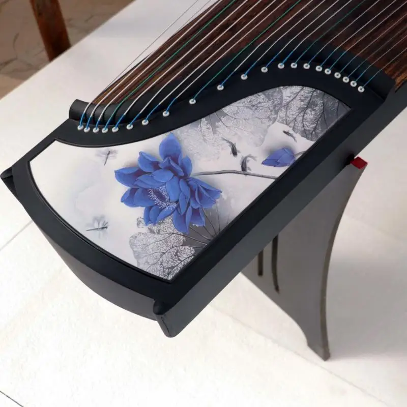 

Paulownia Wood Chinese Guzheng Black Sandalwood Zither Concert Grade Guzheng Oriental Music Zither for Adults Children