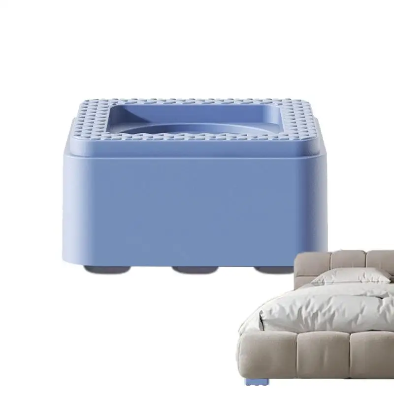 

Dorm Bed Risers Furniture Raisers Blocks Rotate 360 Degrees Non-Slip Bed Raising Blocks 4PCS Risers For Bed Frame Platform