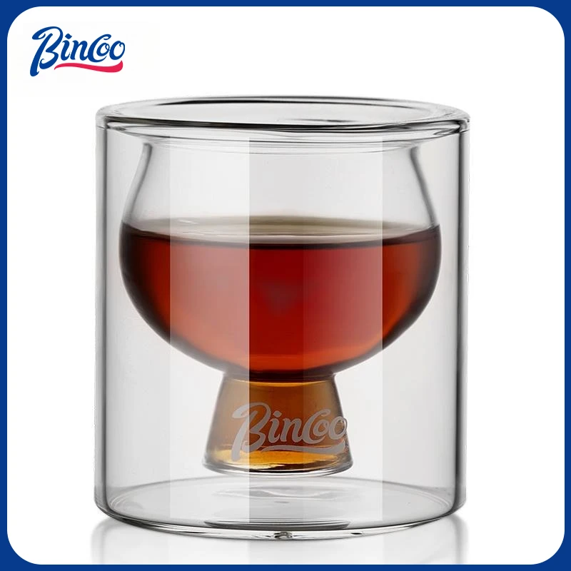 كوب قهوة زجاج مزدوج 80مل