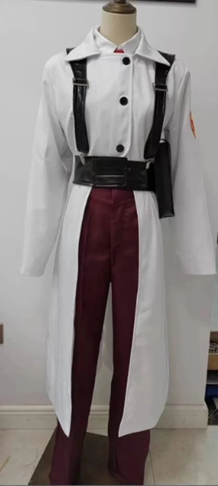 Team Fortress 2 The Medic Dr. Ludwig Uniform Outfit Cosplay Costume Halloween Party