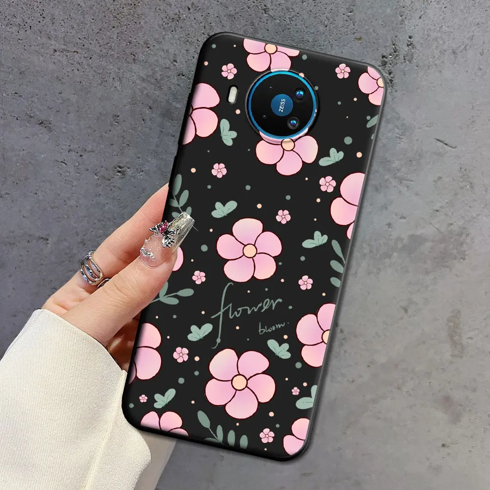 Floral Soft Silicone Cartoon TPU Luxury Phone Case - Fashion Back Cover