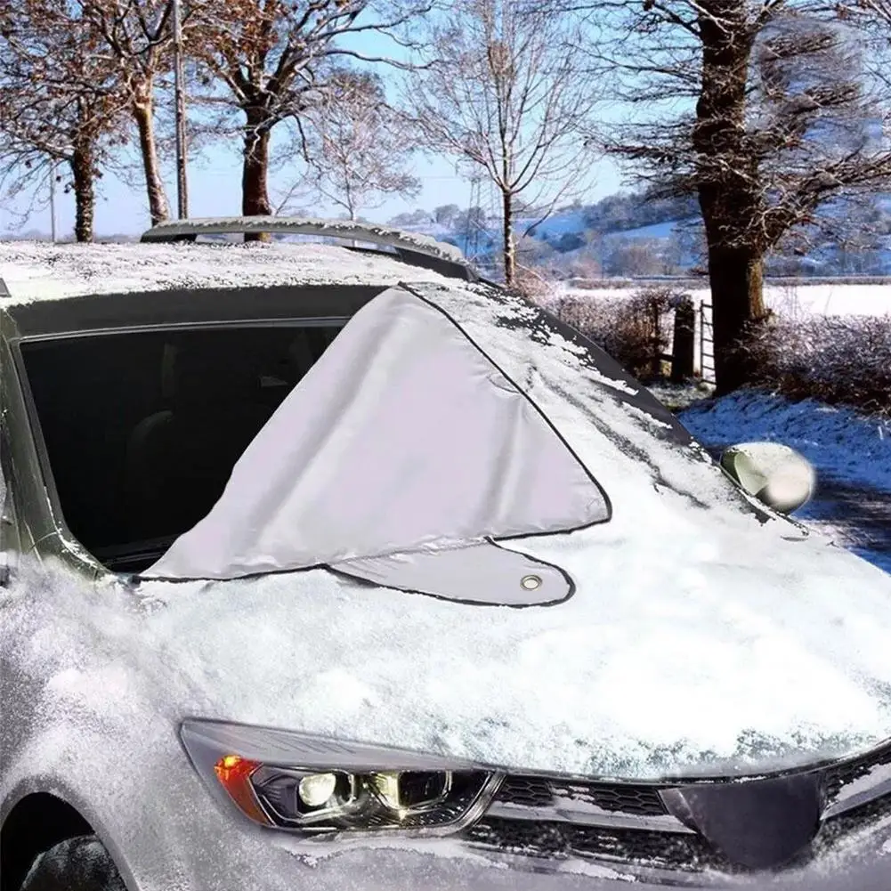 Winter Car Windshield Cover For Auto Front Windshield Anti-frost Snow Antifreeze Sunshade Dust Cover Protector Access