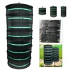 8 Layer Drying Net For Herb Fish Hanging Basket Folding Dry Rack Herb Dryer Bag Stainless Steel+Mesh Cloth 6