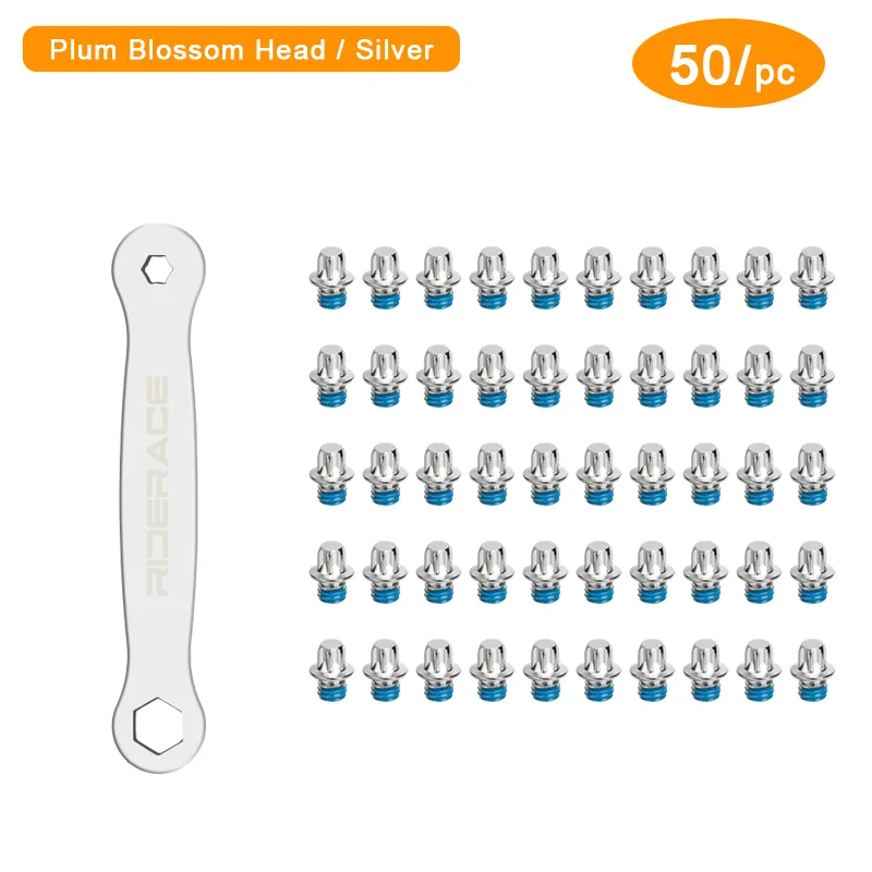 Lot De 8 Vis Pour Pédale De Vélo En Alliage Haute Résistance Antidérapantes M4 X 5 Mm (doré