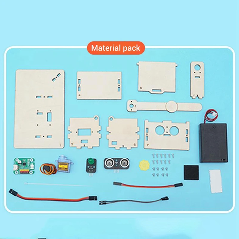 Intelligent Sensor Gate STEM Kits DIY Science Experimental Tool Kit Youth STEAM Education Handicraft Model 17.5X14.3X6.2Cm