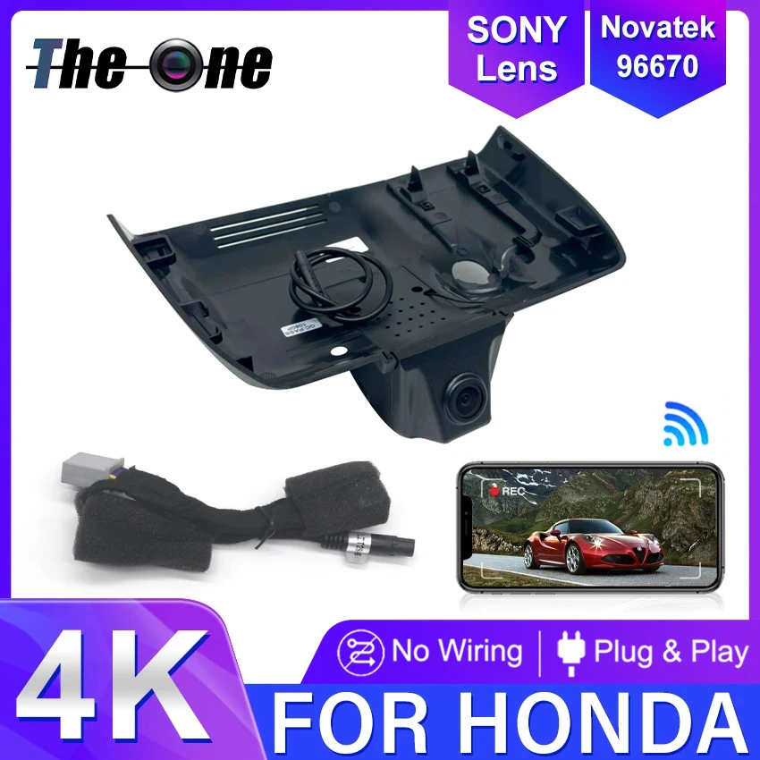 Dash Cam Fotocamera per Honda CR-V CRV CR V 5 5th Gen 2017 2018 2019 2020 2021 2022,4K OEM Videoregistratore per auto WIFI APP LHD