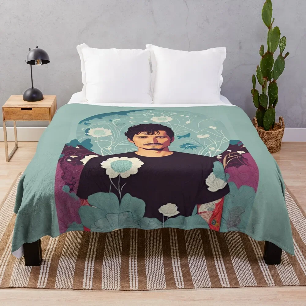 

Pedro Pascal By CallisC Arts Throw Blanket Picnic Designers Blankets