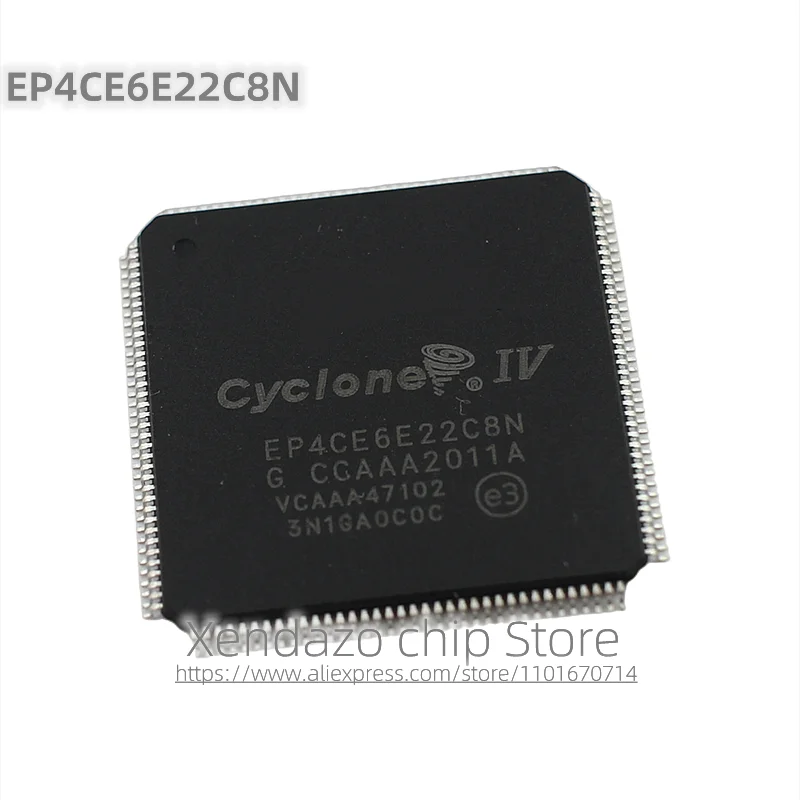 

1pcs/lot EP4CE6E22C8N EP4CE6E22 TQFP144 package Embedded FPGA programmable gate array chip