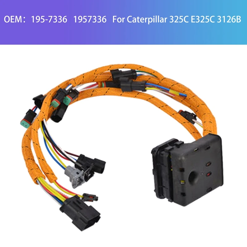 

195-7336 1957336 Excavator Engine Wire Harness Engine Wire Harness For Caterpillar 325C E325C 3126B