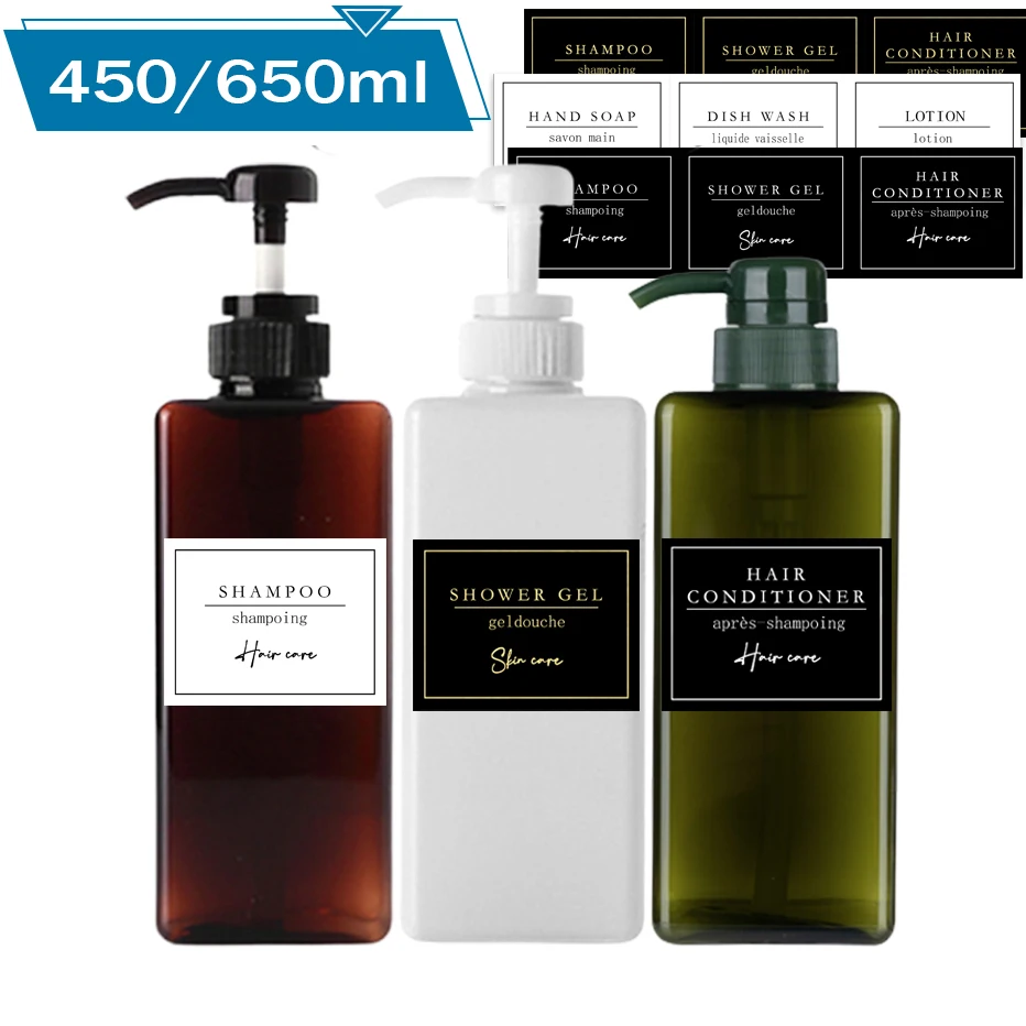 Shampoo Conditioner Body Wash Dispenser Shampoo Conditioner Bottles Shower Portable Soap