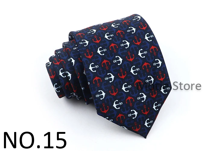 Herren mathematische Geometrie Krawatte blau Musik instrument Polyester Krawatte für Männer Business Party tragen Hemd Anzug Zubehör Geschenk – Detail 16