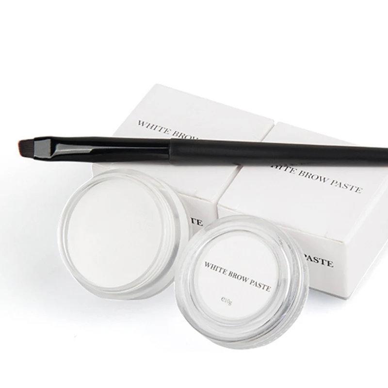 

Microblading Eyebrow Paste White Permanent Makeup Mapping Paste for Brow Lip Shape Tattoo Brows Position Marker Paste Pen Tool