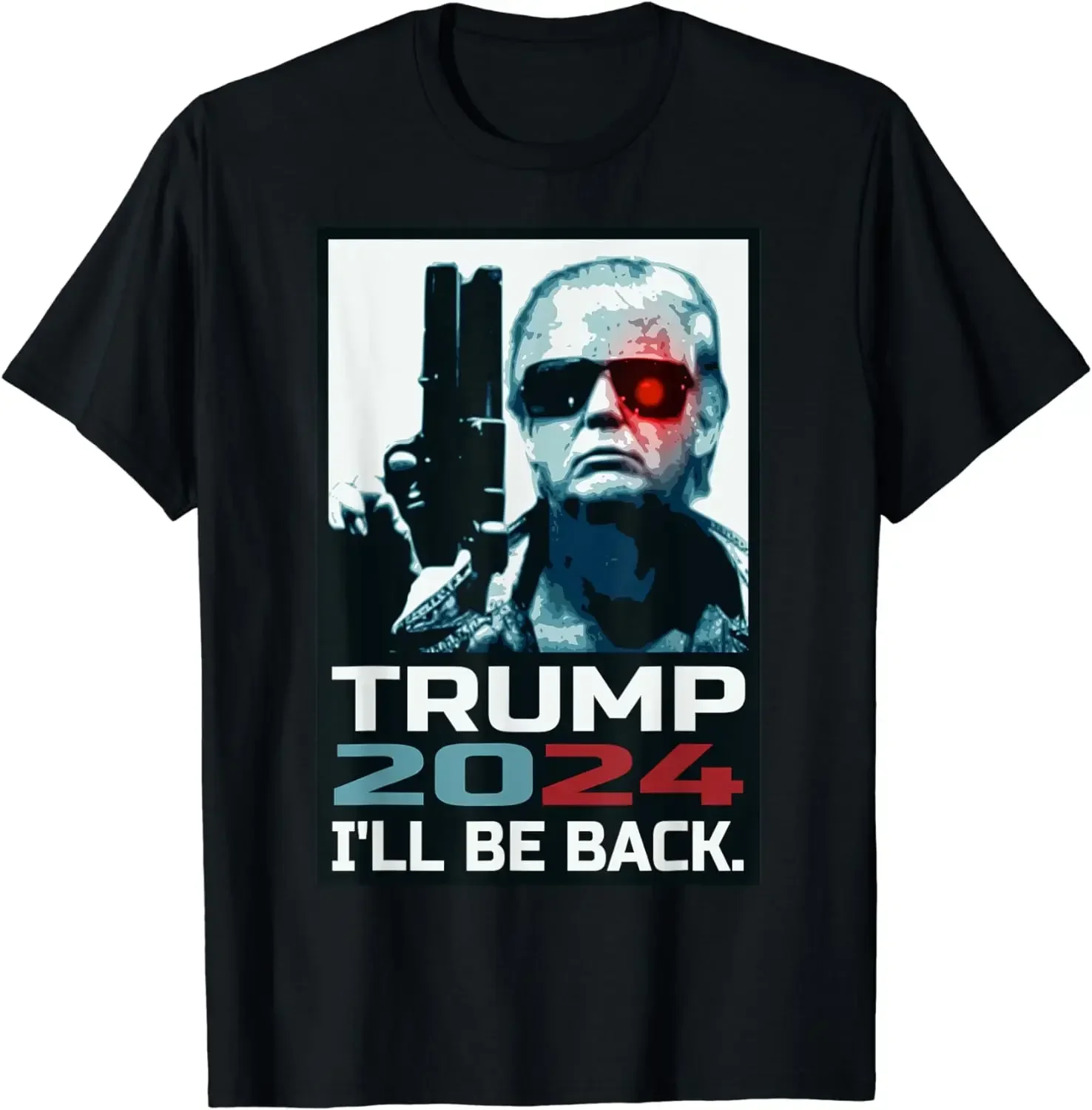 

2024 Trump | Wrócę | Wybierz Donald Trump koszulkę wyborczą w stylu Vintage T-Shirt męskie T shirty Ropa Hombre