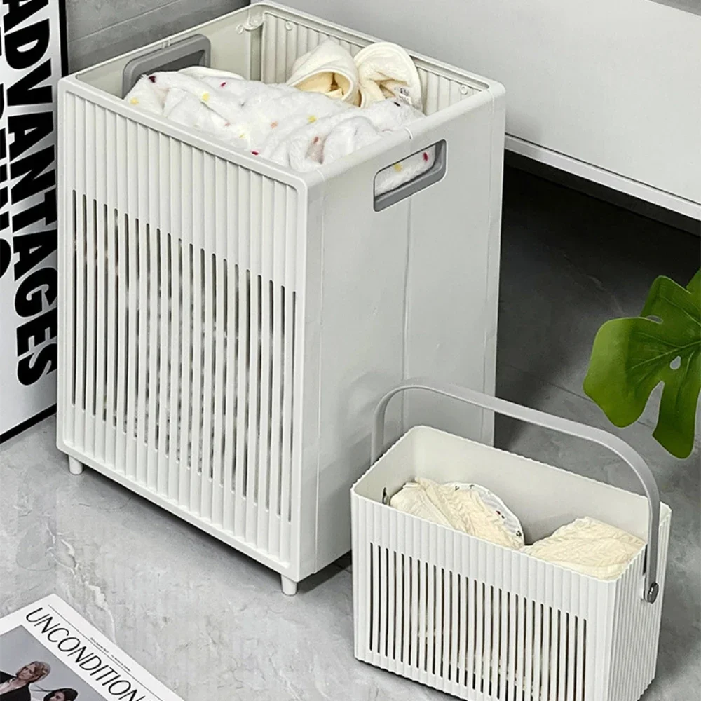 Foldable Laundry Basket High-Capacity Household Bathroom Storage Basket Clothes Bucket Home Accessories Dirty Clothes Storage clothing sorting basket