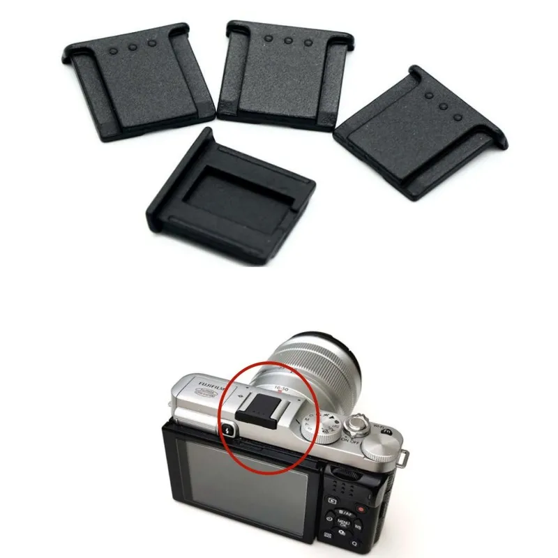 Custodia Protettiva Per Fotocamera Hot Shoe Nero E Argento Per Fujifilm X-T200 X-T100 X-A7 X-A20 X-A10 X-A5 X-A3 X-H1 X-T1 X70 X-A2 X-A1 GFX 50S