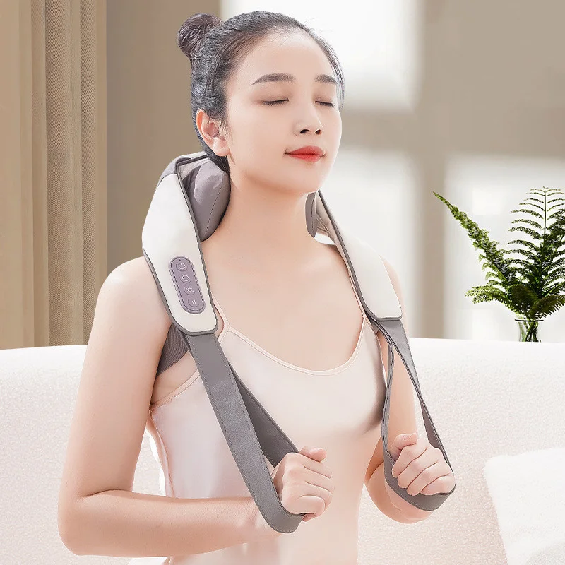 New Electrical Massage Shiatsu Back Shoulder Body Neck Massager  Multifunctional Shawl Warm function Car/Home Massager - AliExpress