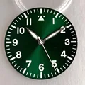 Green dial hands