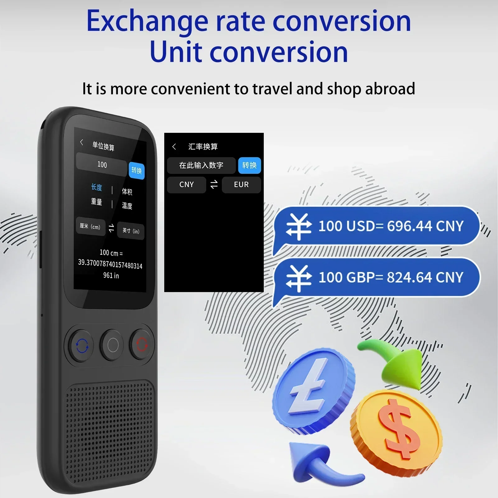 S80 Language AI Translator Voice Translating 17 Offline Interpretation Translation Simultaneous Device with 138 Languages