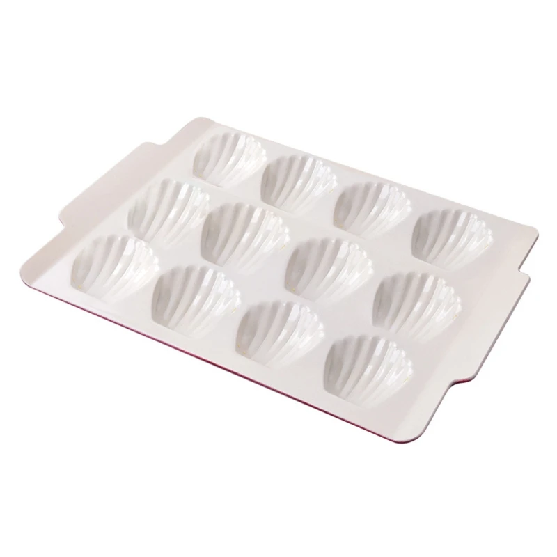 

12 Cavity for Shell Cupcake Baking Pan Cookies Muffin Tray Mold Non Bakewa