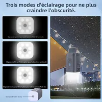 Mini pompe à air électrique portable avec lumière, gonfleur sans fil 4,5 KPa 1600 mAh pour matelas pneumatique, sacs sous vide, piscine 5