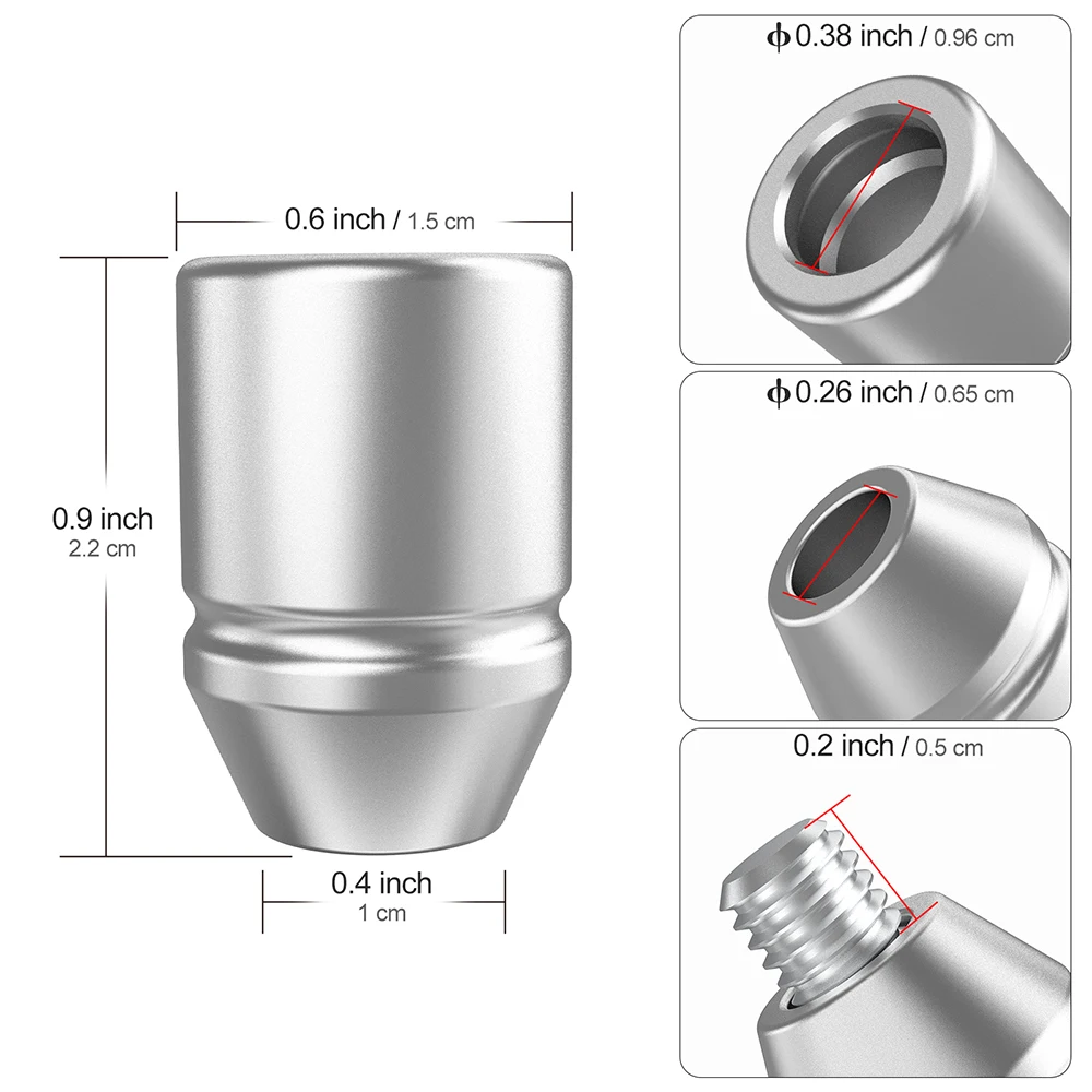 QDM-1/4" for QD Sling Swivel Mount Adapter 1/4-20 & M6 for Camera Tripod Gimbal Strap Convert QD Sling Swivel Mount