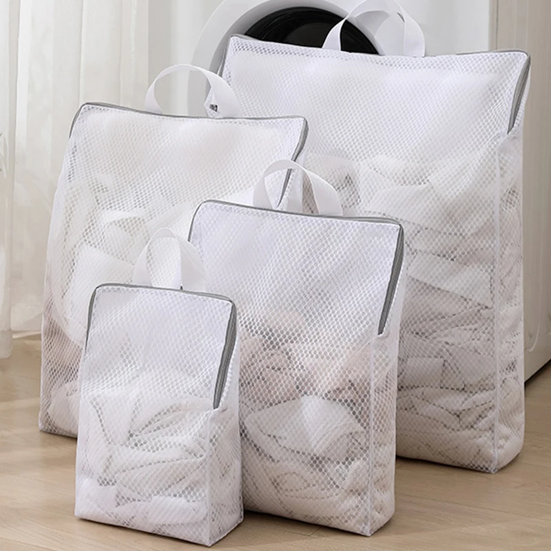 

Laundry Bag Set Thickened Protective Washing Basket Polyester Laundry Mesh Bags for Washing Machine Underwear Protecting Bag